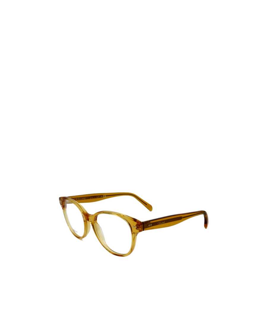 Celine Logo Transparent Flat Lens In Yellow