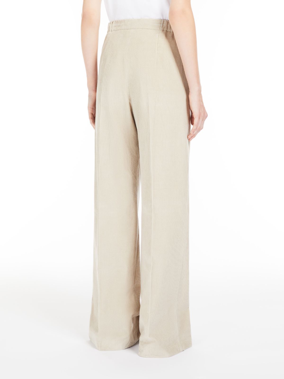 Max Mara Elastic Waist Casual Pants In Nude