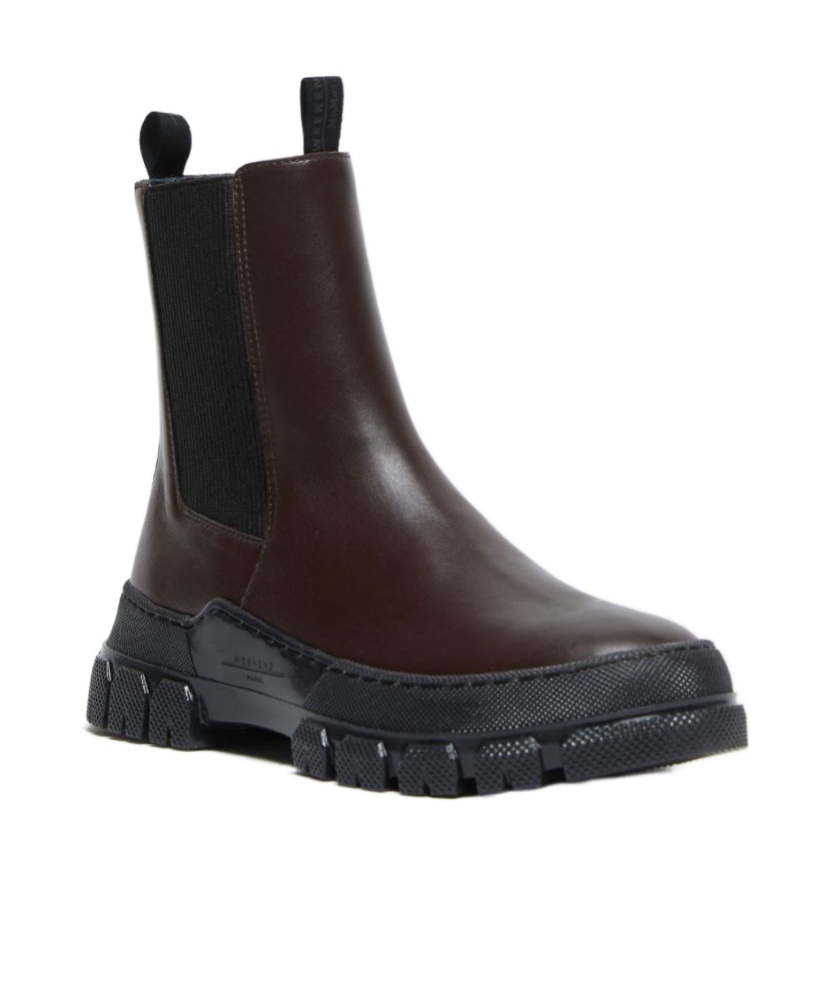 Weekend Max Mara Logo Chelsea Boots