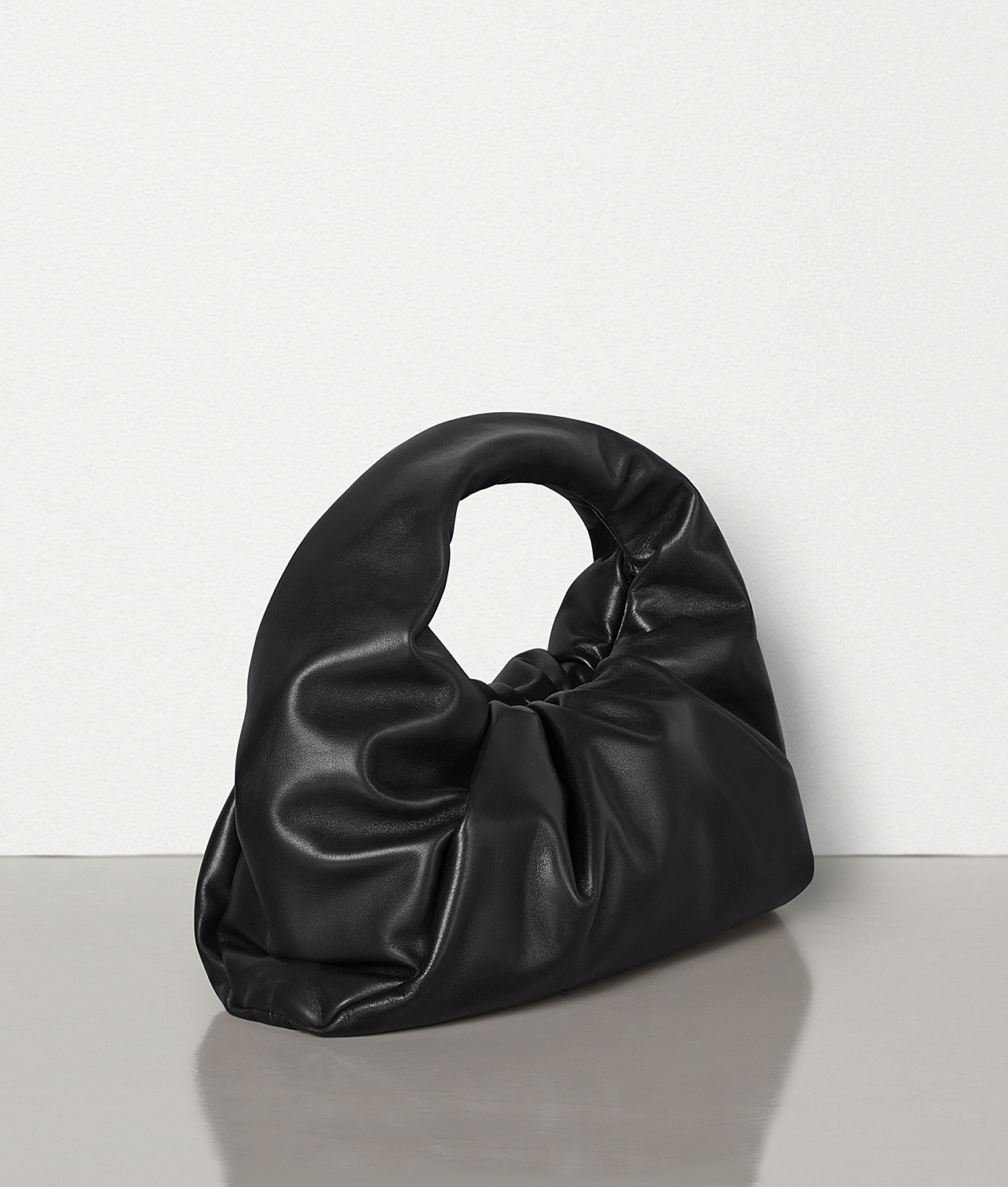 Bottega Veneta The Shoulder Pouch Bag In Black