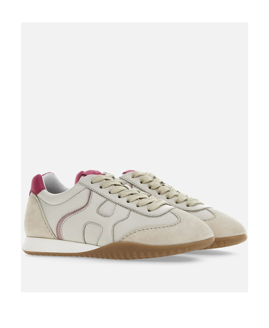 Hogan Side Logo-patch Low-top Sneakers In White