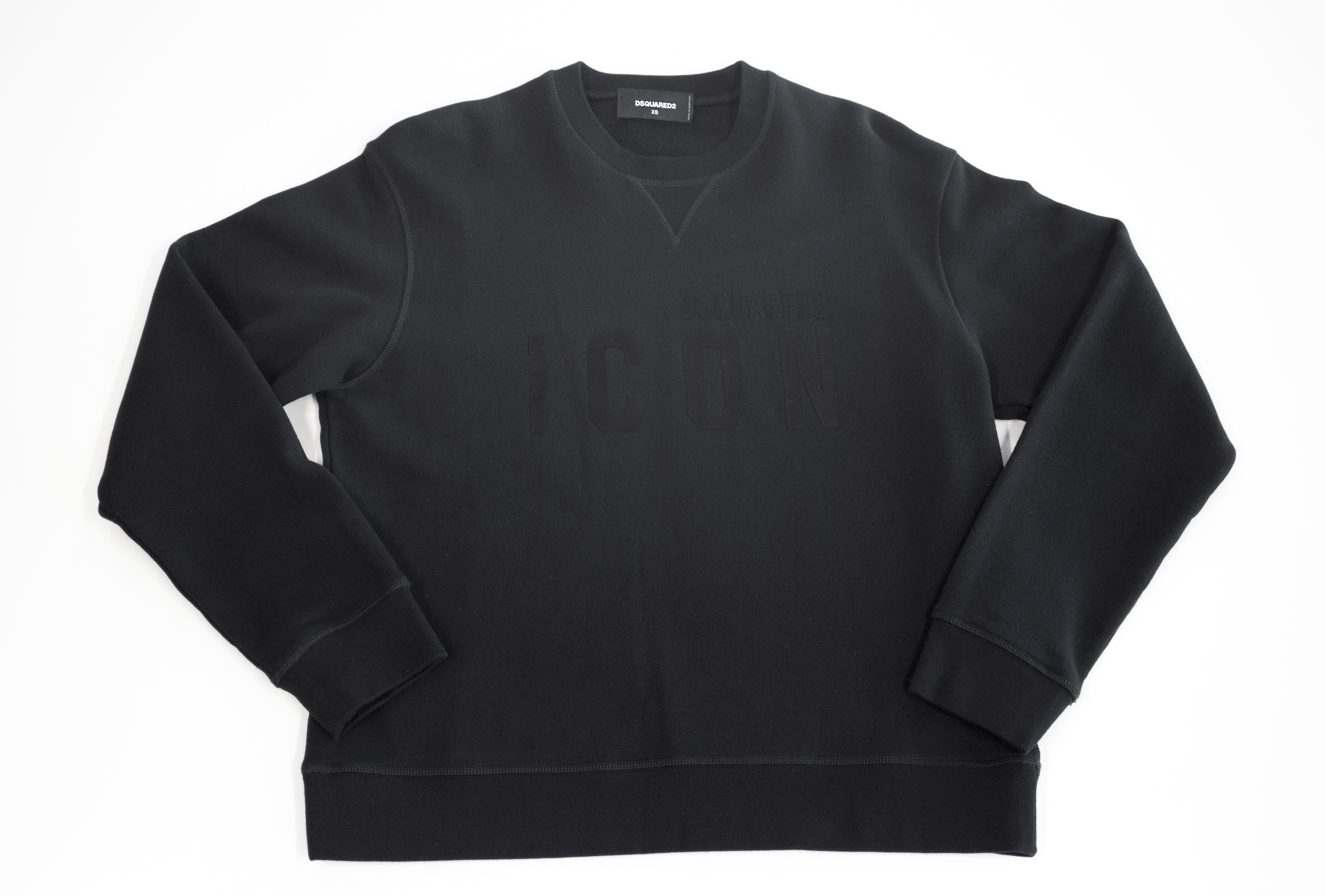Dsquared2 Long-sleeved Sweater In Black