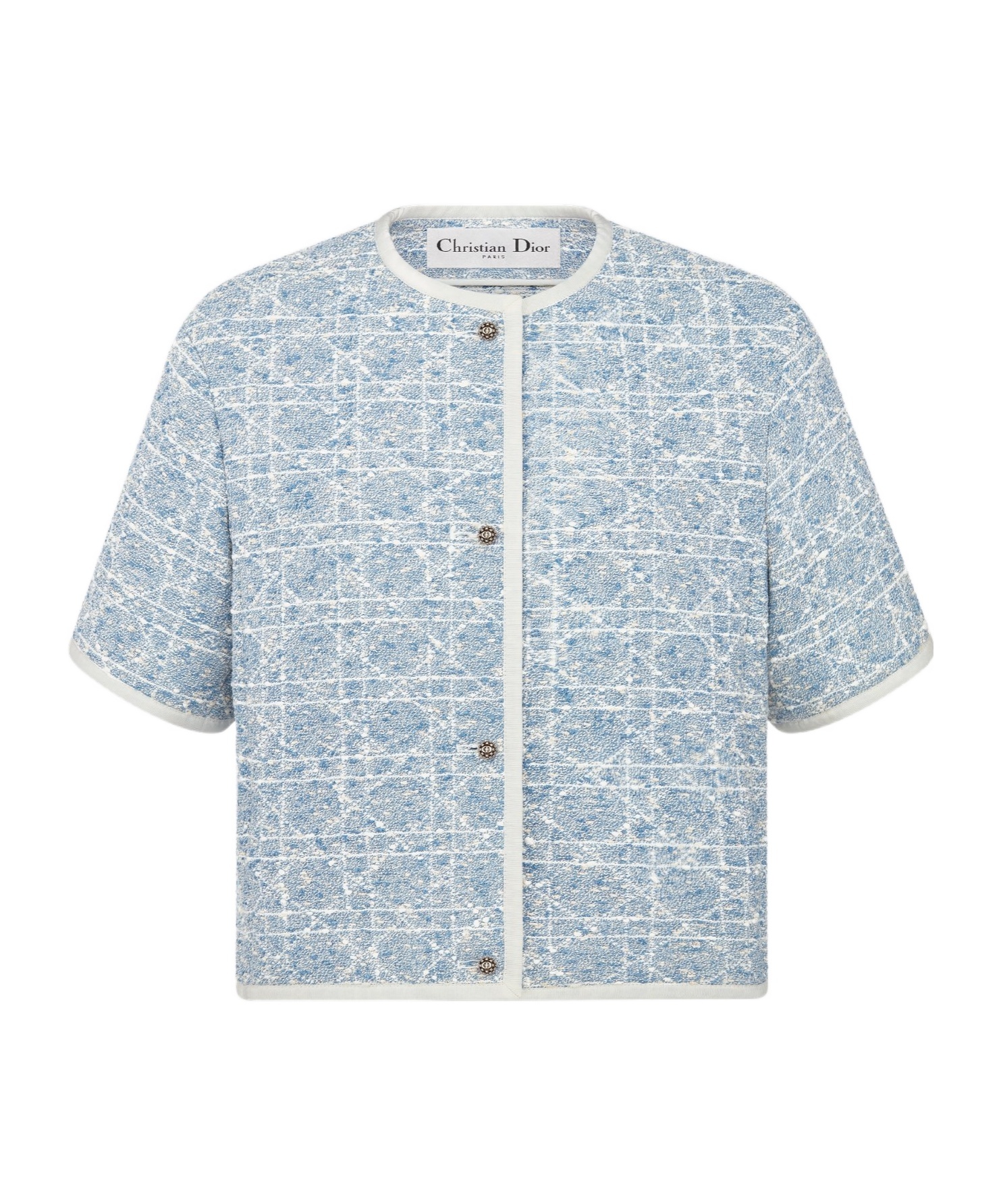 Dior Short-sleeved Jacket In Blue