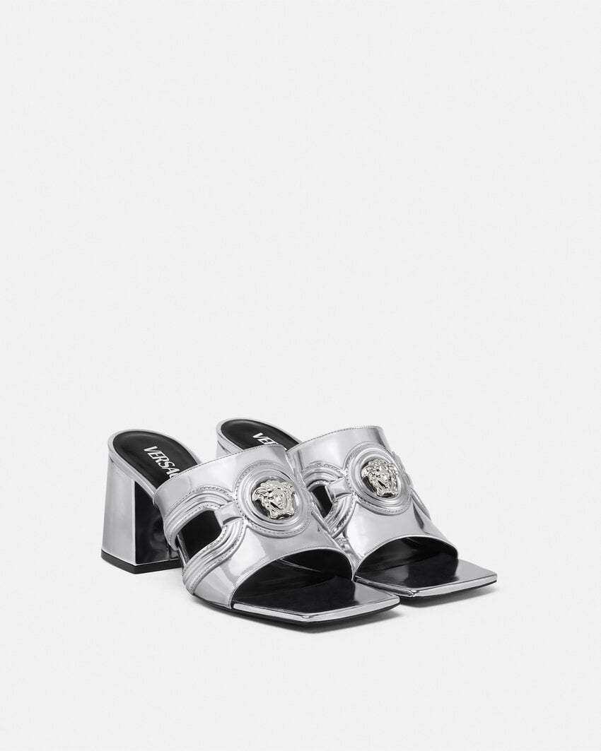 Versace Medusa '95 Mules Métallisés 70 Mm