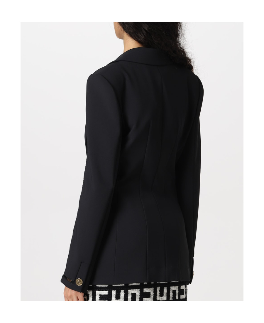 Elisabetta Franchi Single-breasted Suit Jacket In Black