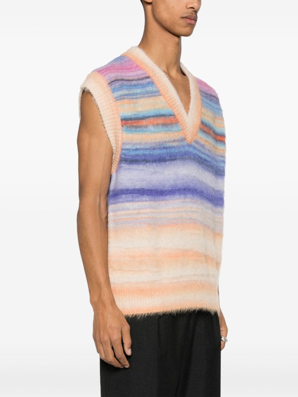 Missoni Knitted Vest In Neutral
