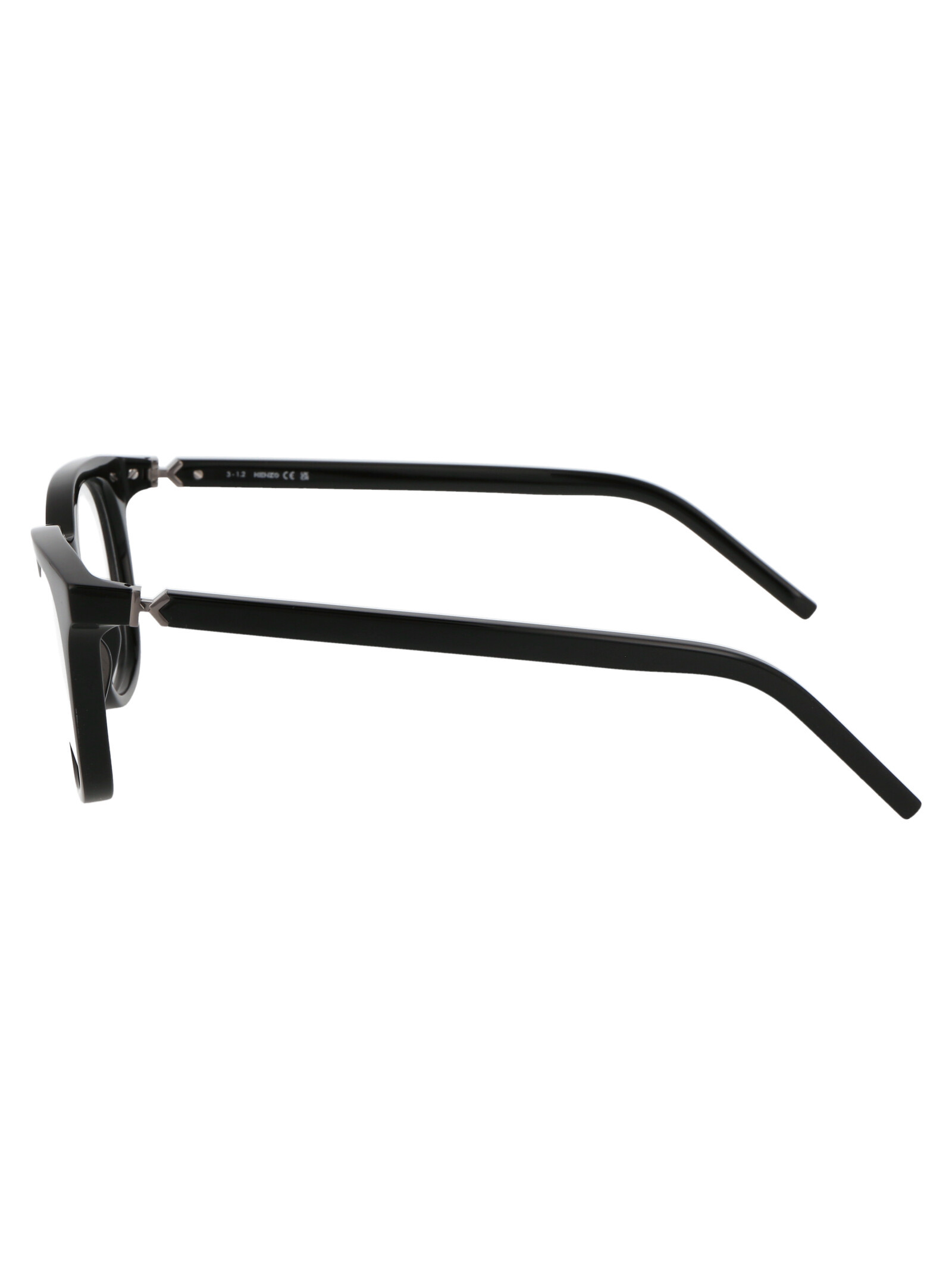 Kenzo Logo Glasses In Black