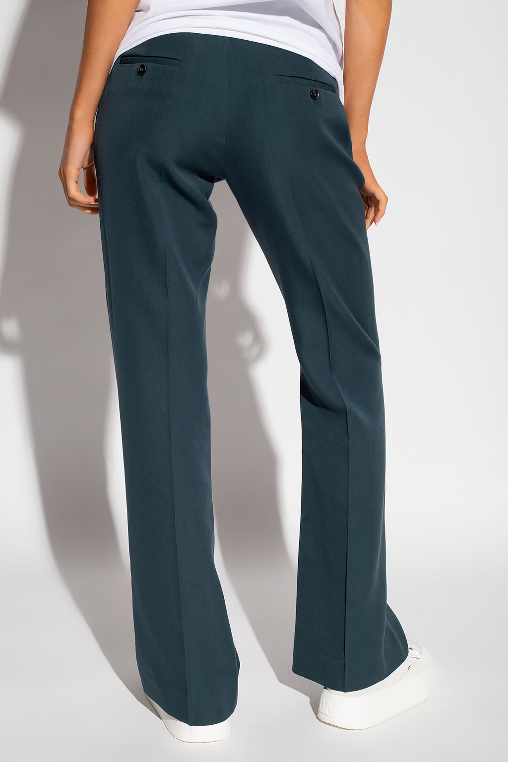 MM6 MAISON MARGIELA WOOL GABARDINE FLARES