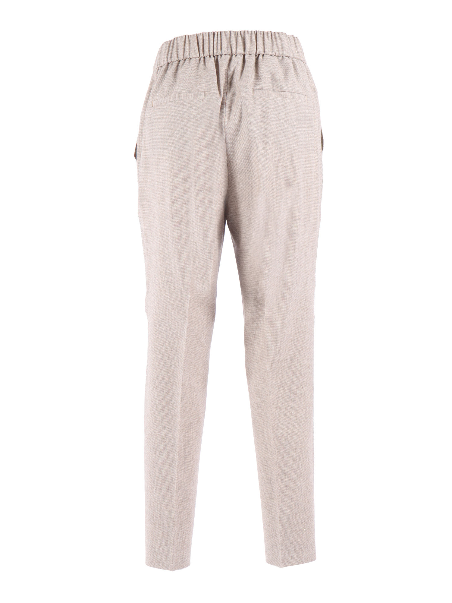 Peserico Tailored Trousers With Textured Detailing In White