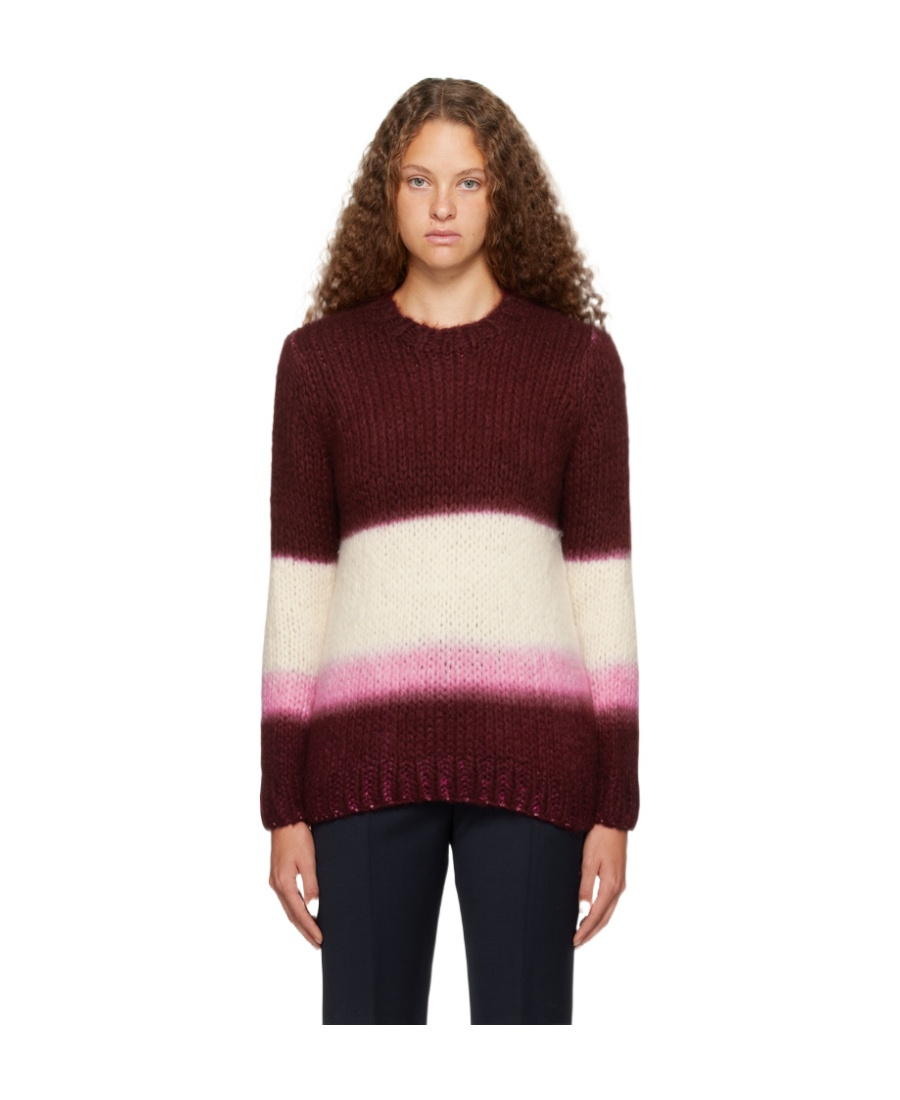 Gabriela Hearst Burgundy Lawrence Sweater In Brown