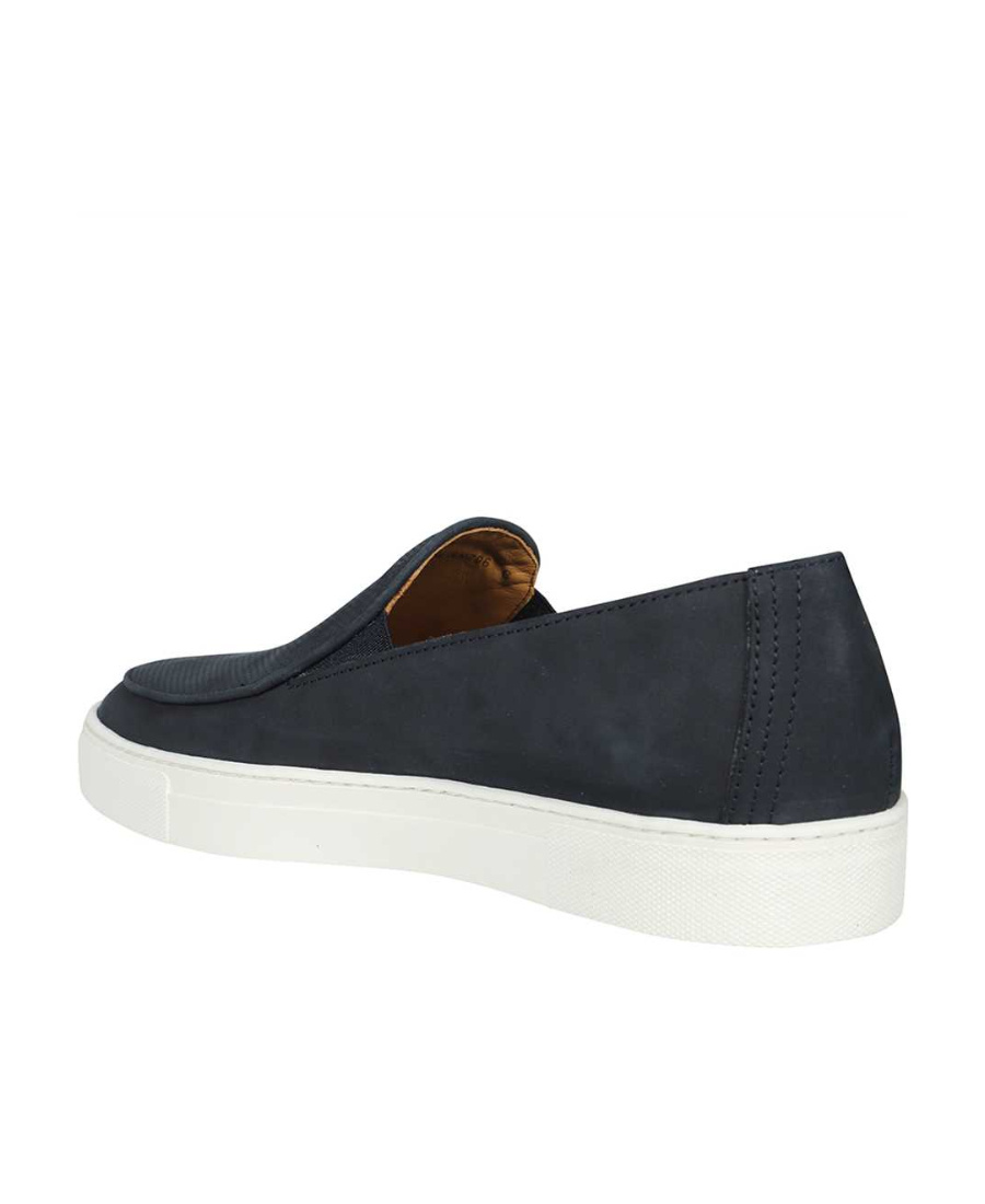 Emporio Armani Logo Low Upper Board Shoes In Black