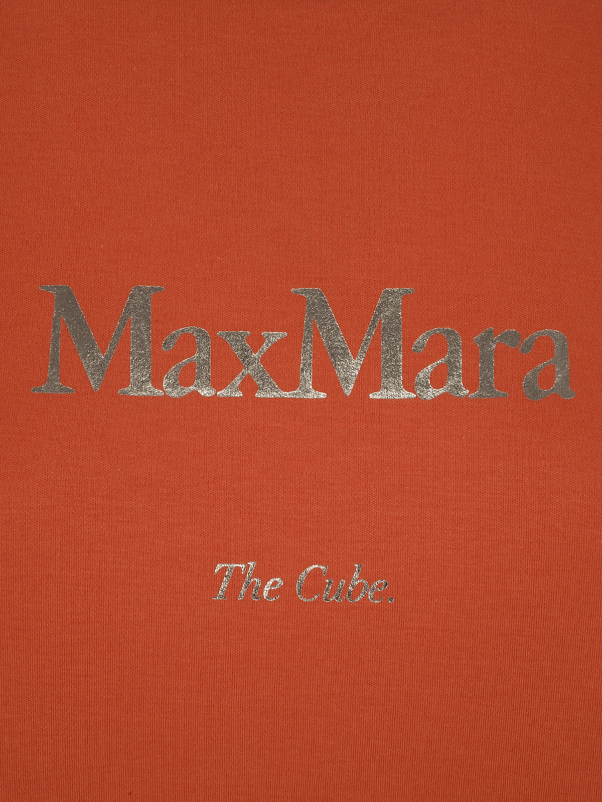 Max Mara Women Logo Embroidery T-shirt In Red