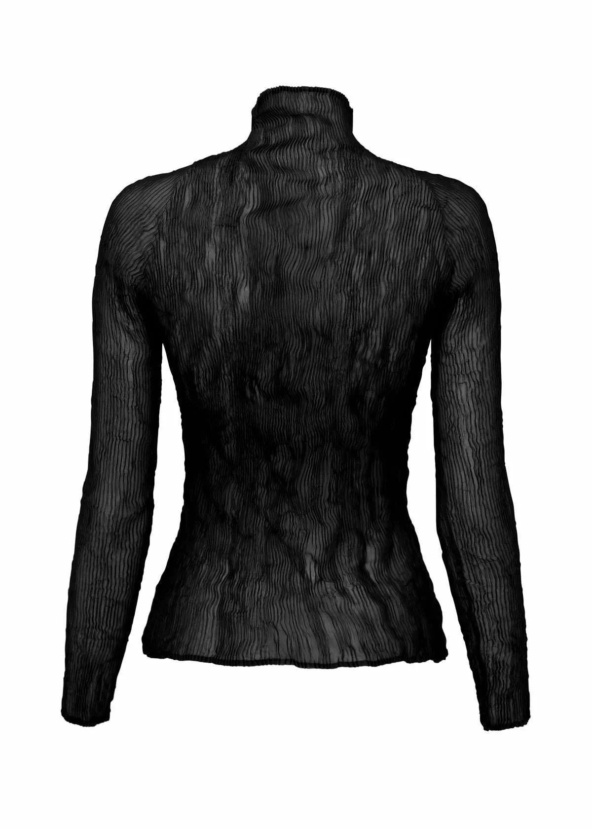 Issey Miyake Semi-sheer Pleated T-shirt