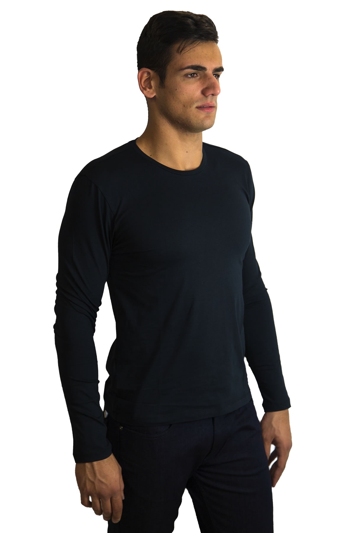 Hugo Boss Long Sleeved T-shirt In Black