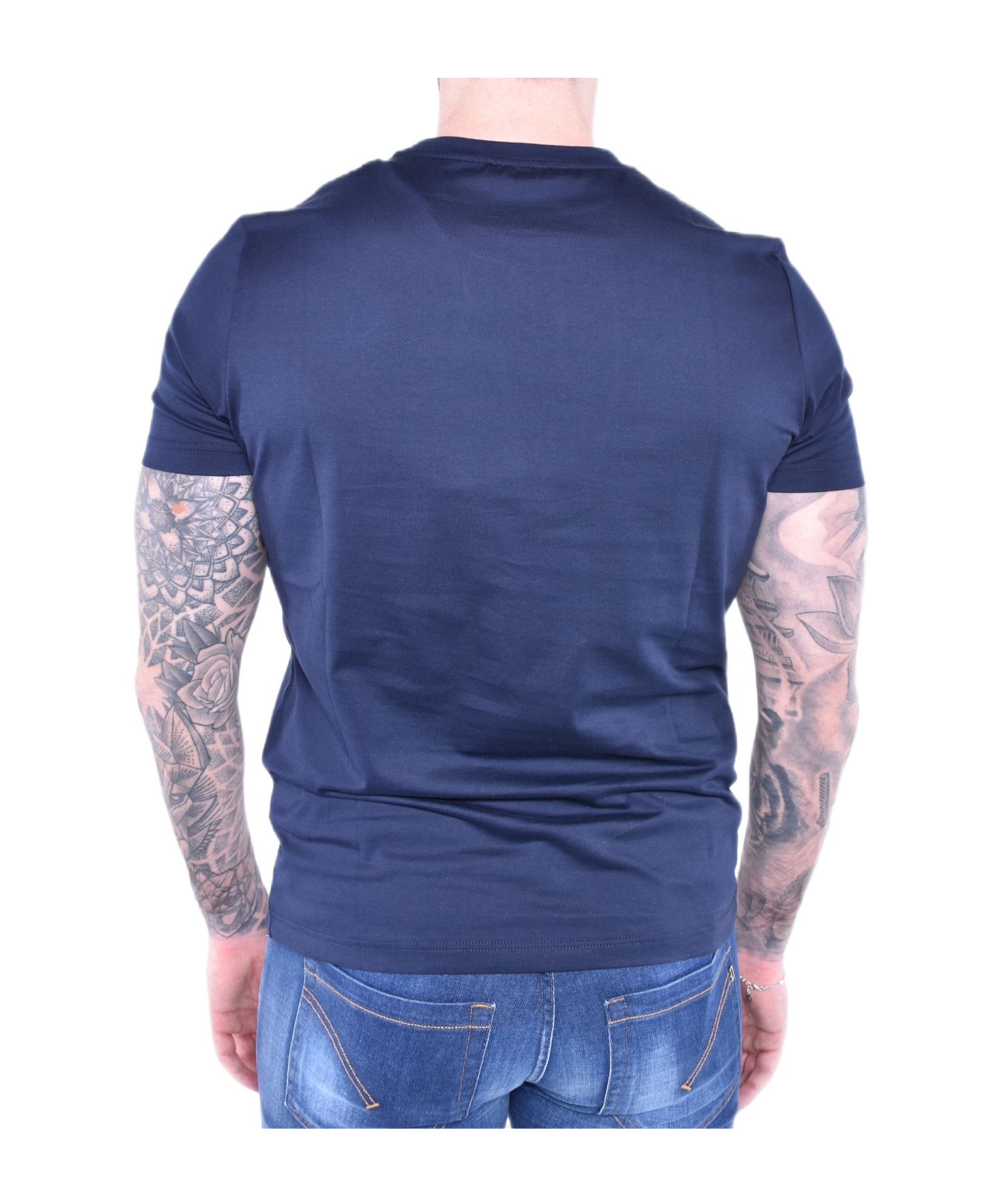 Dondup Crew Neck T-shirt In Blue