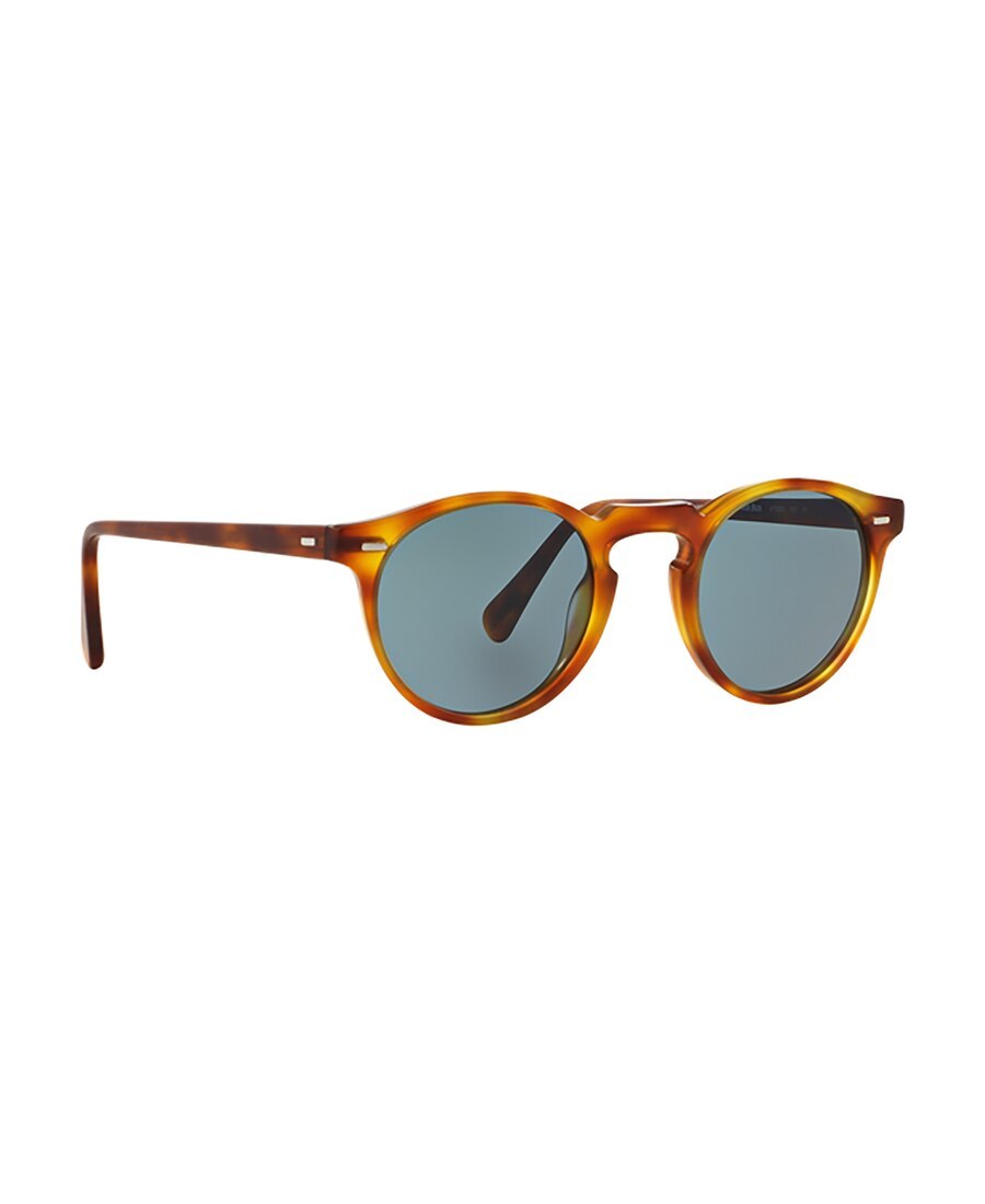 Oliver Peoples Ov5217s Semi Matte Lbr Unisex Sunglasses In Green