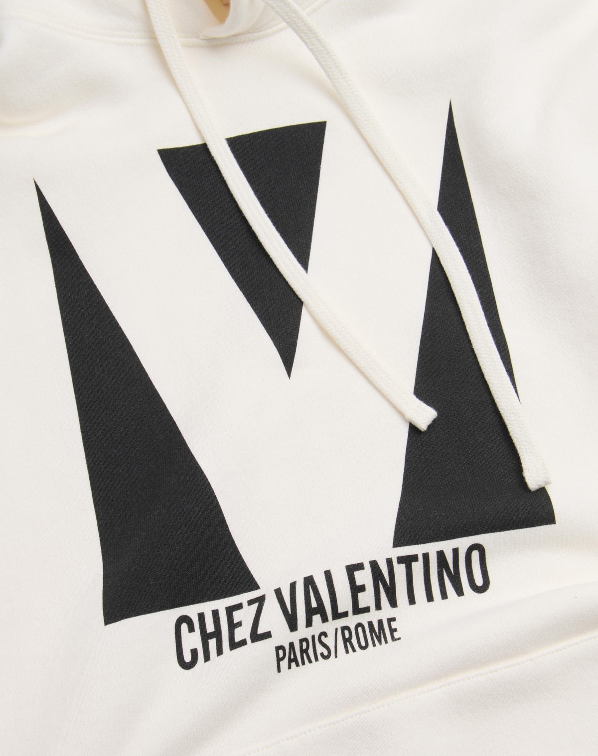 Valentino Garavani White Cotton Sweatshirt In White