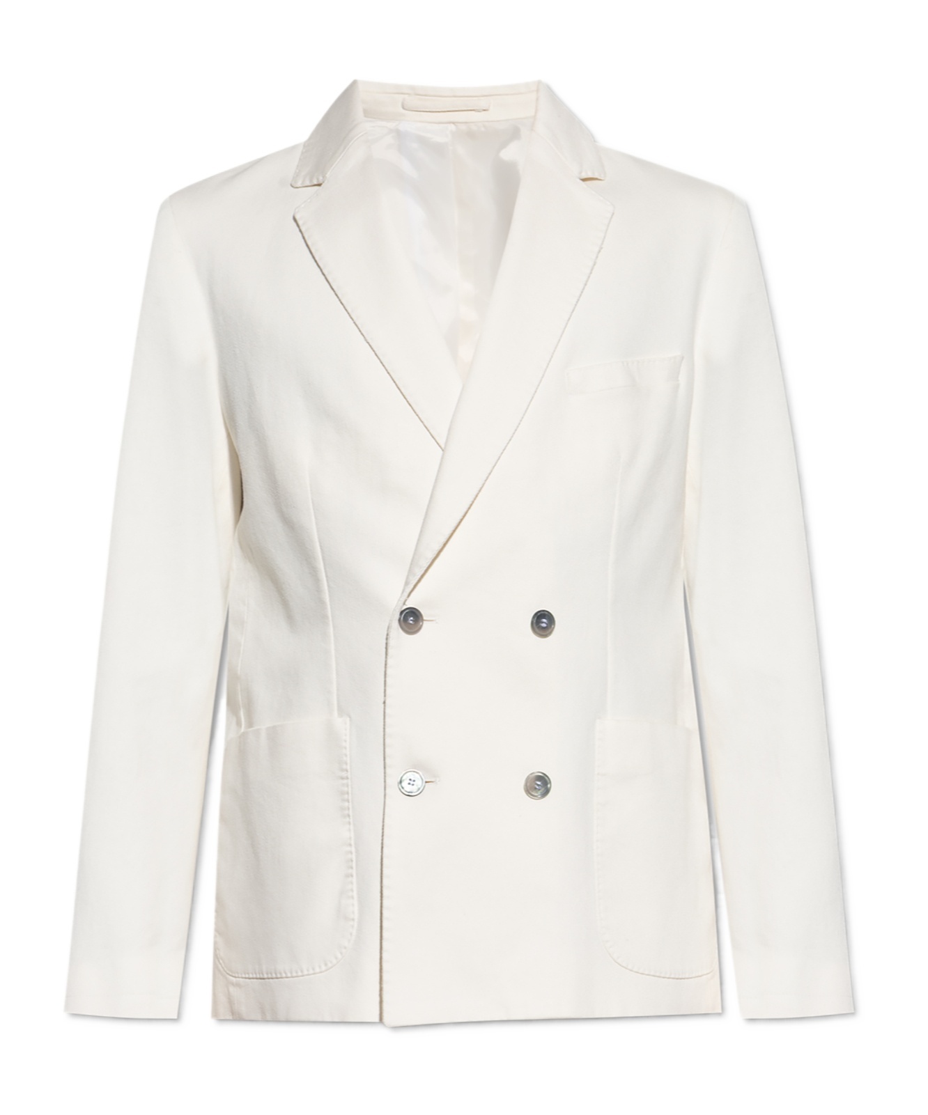 Shop Officine Generale Cotton-blend Blazer In White