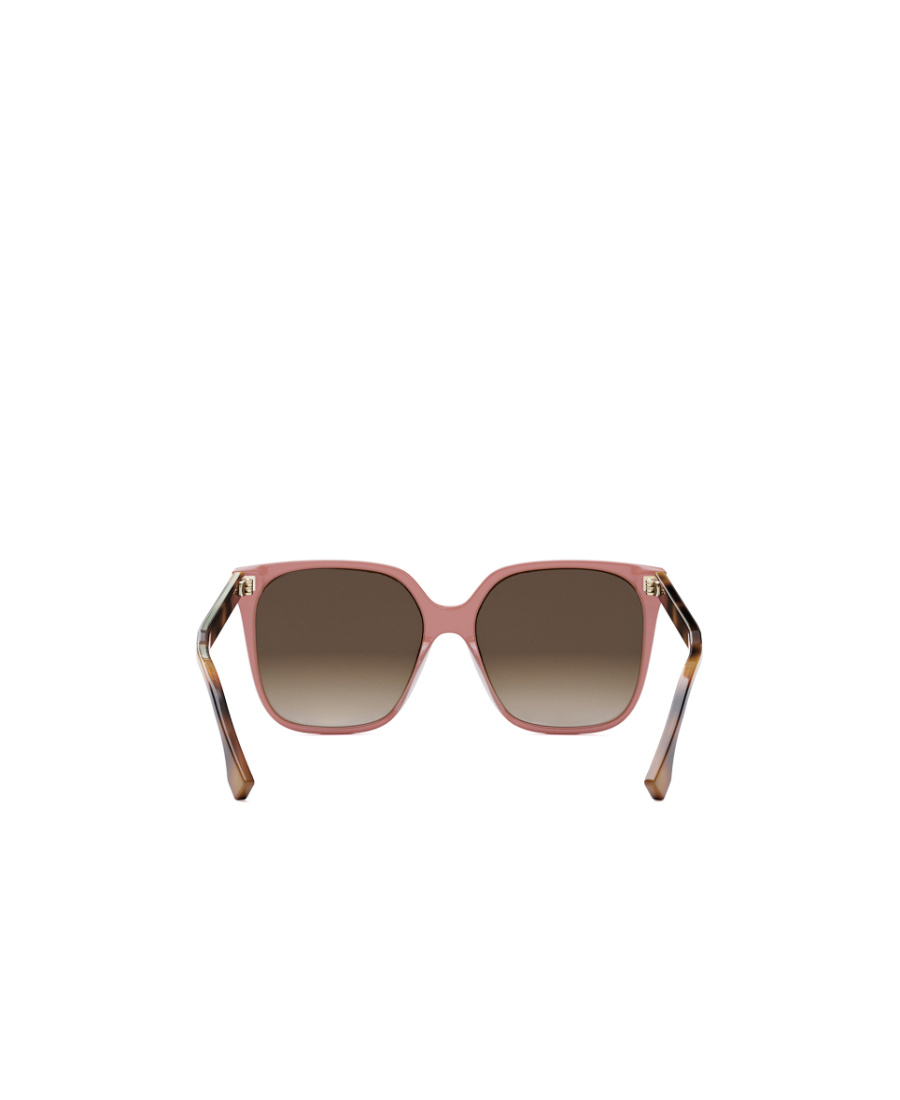 Fendi Logo Sunglasses In Brown
