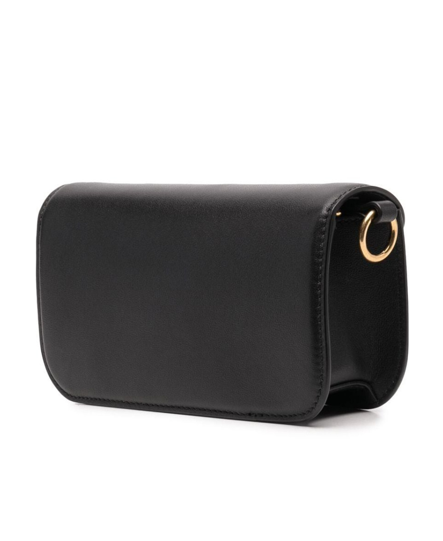 Valentino Vlogo Loco Small Leather Shoulder Bag In Black