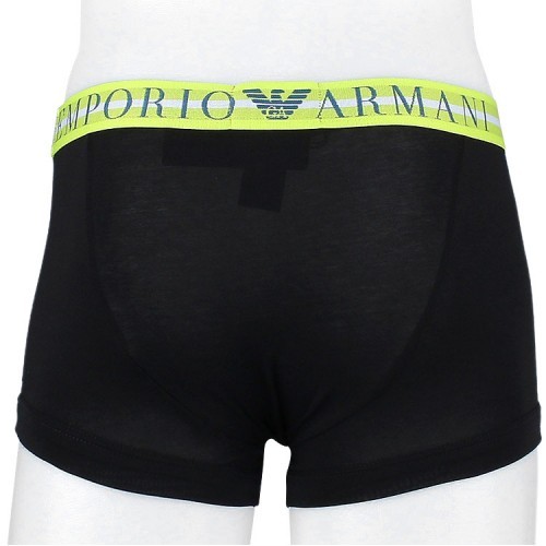 Emporio Armani Logo-embroidered Three-pack Boxers In Black