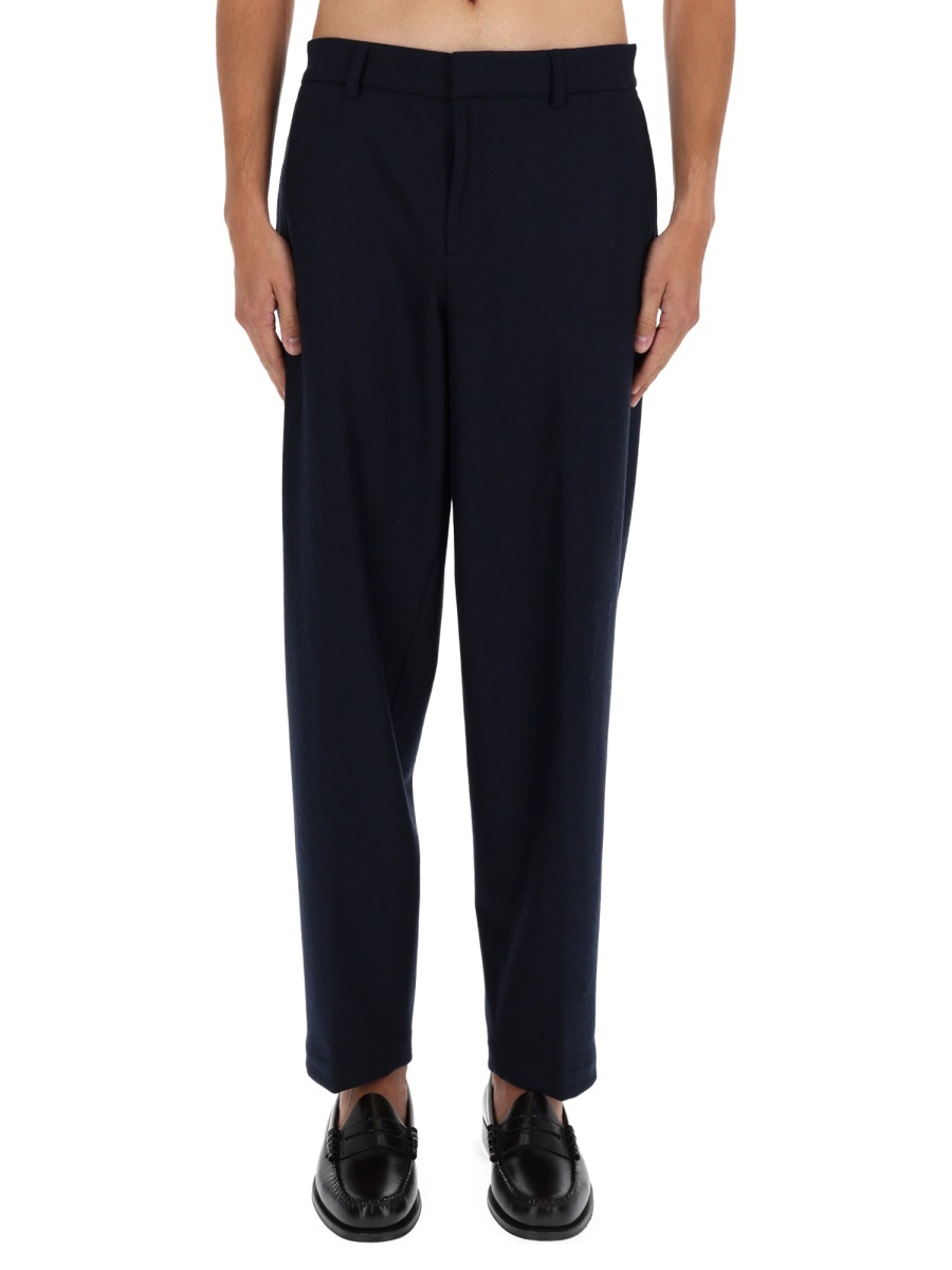 Hugo Boss Tailored Trousers With Side And Back Pockets In Black