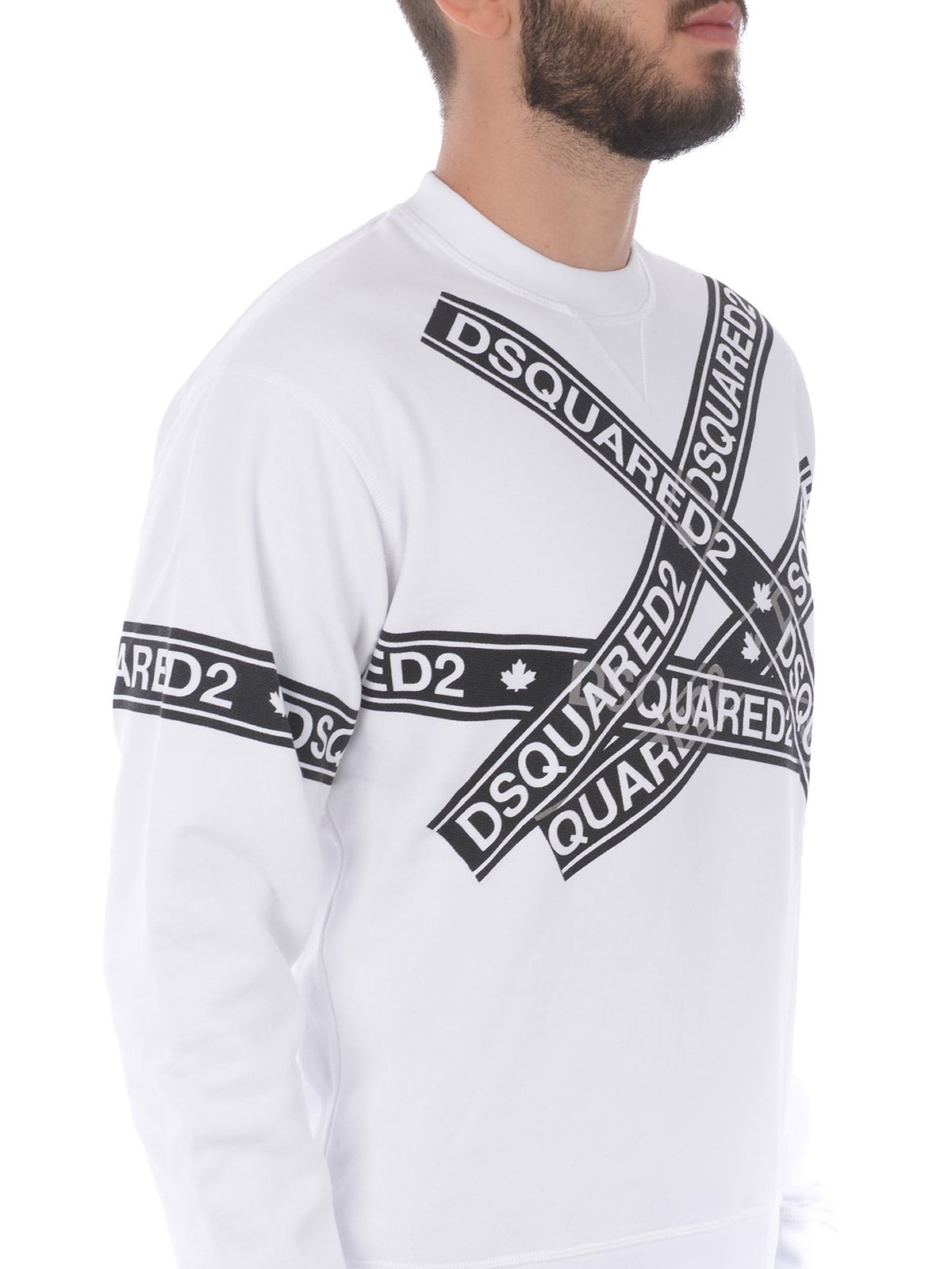 Dsquared2 Logo Sweater In White