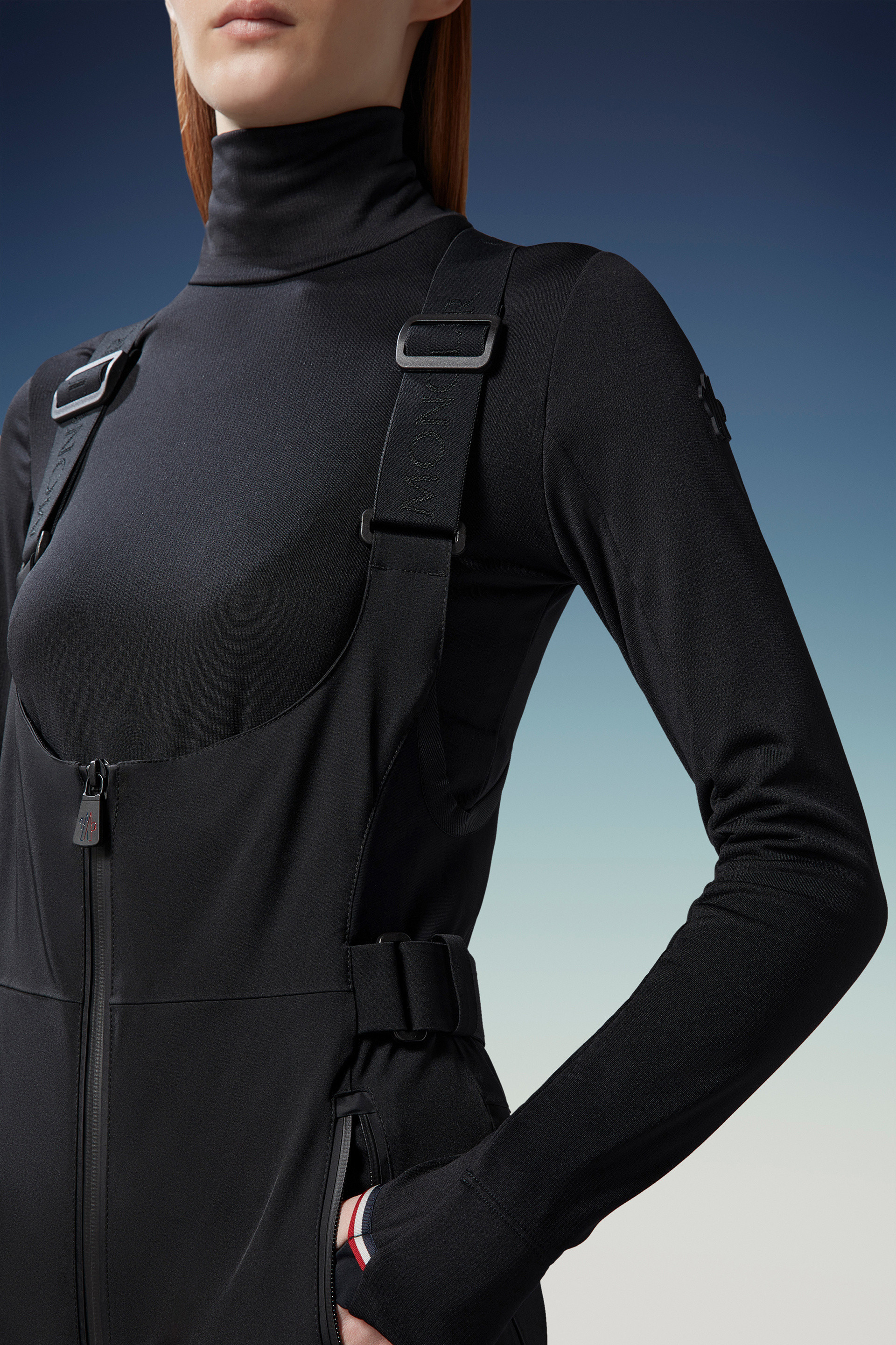 Shop Moncler Ski Bib In Black