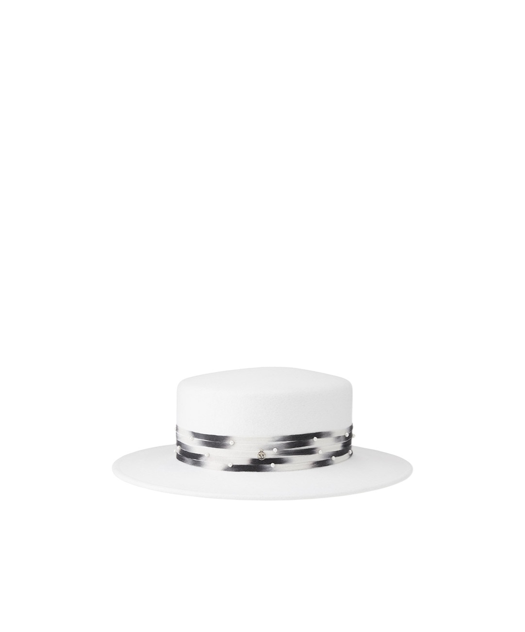 Maison Michel Logo Flat-topped Hat