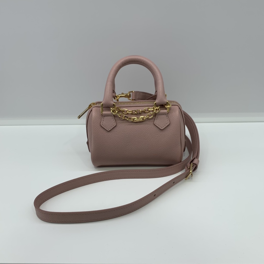Celine Logo Logo Shoulder Bag In Pink