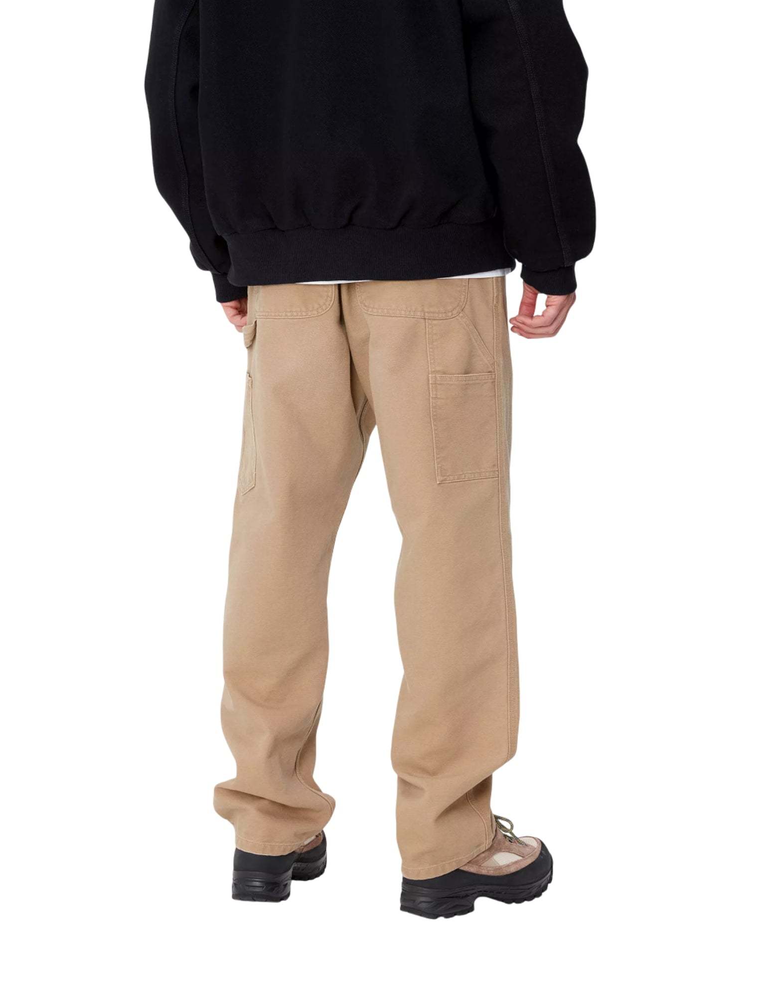 Carhartt Cargo-pockets Organic-cotton Trousers In Nude