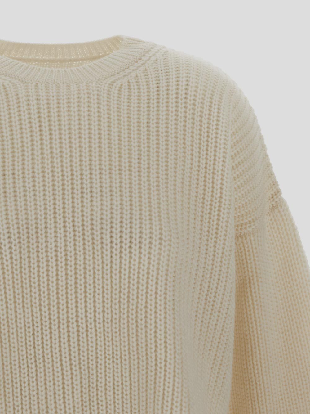Shop Mm6 Maison Margiela Distressed-finish Shirt-underlayer Sweatshirt In Nude
