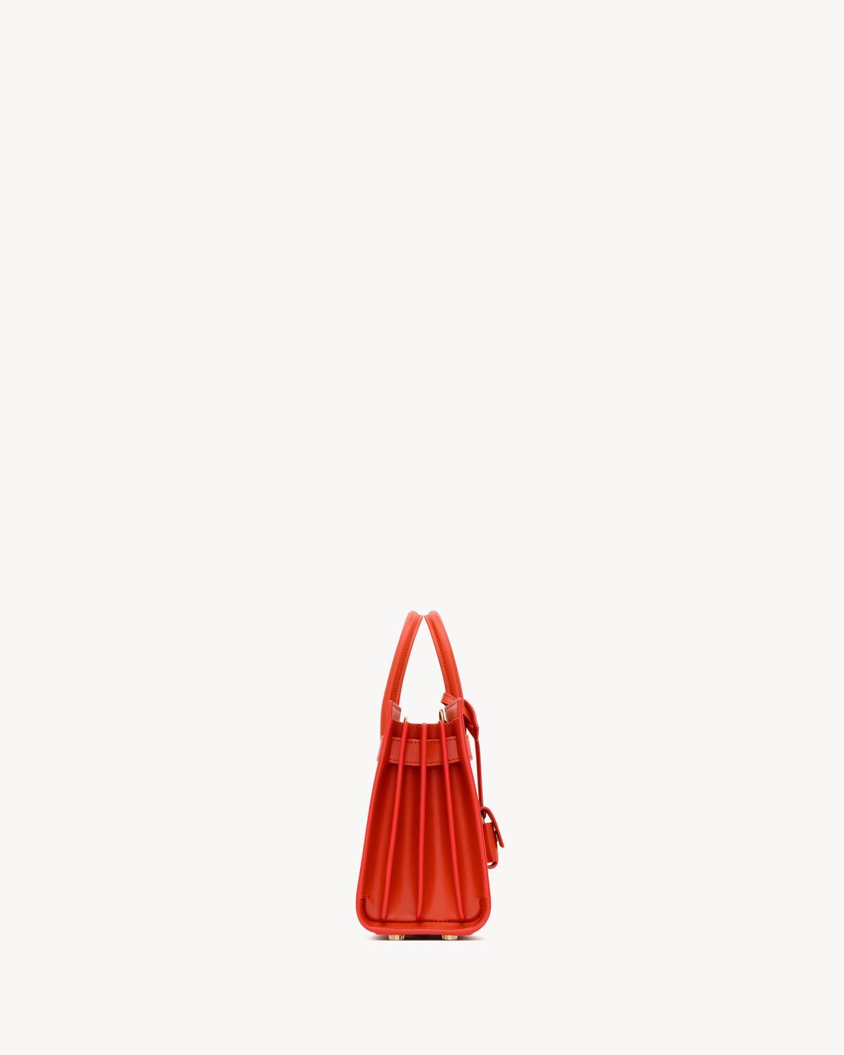 Saint Laurent Sac De Jour In Smooth Leather - Nano In Orange