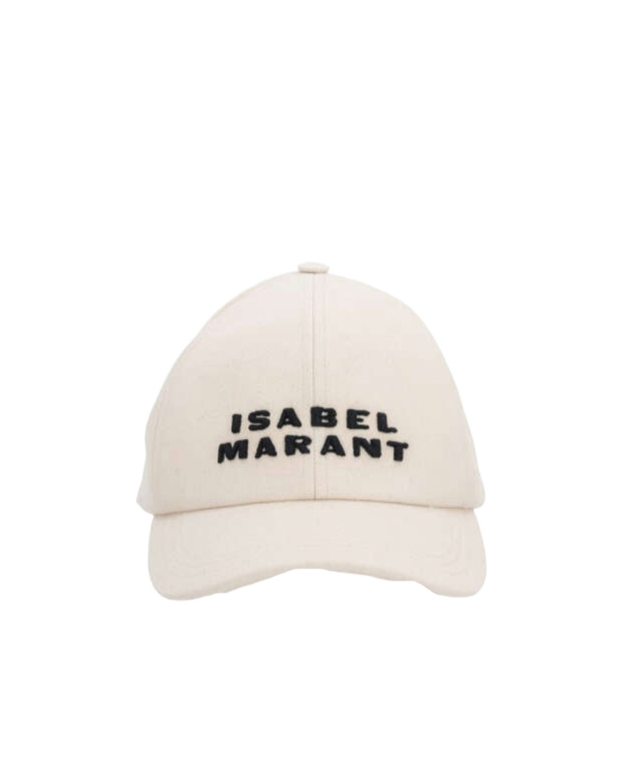 Isabel Marant Tyrone Logo Baseball Cap In White