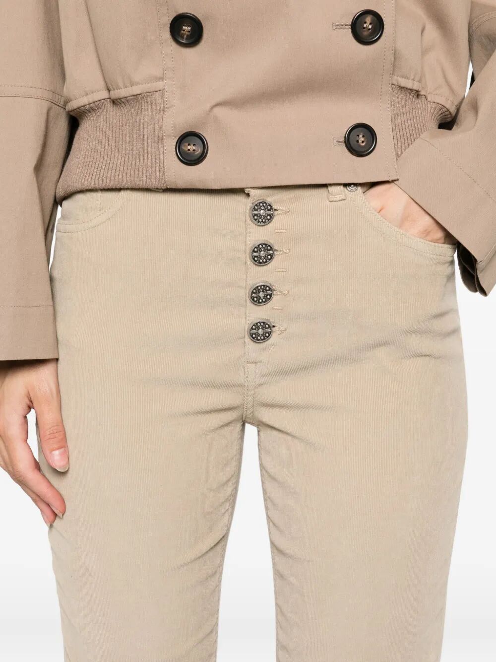 Dondup Koons Bot Gioie 5-pocket Pants In Brown