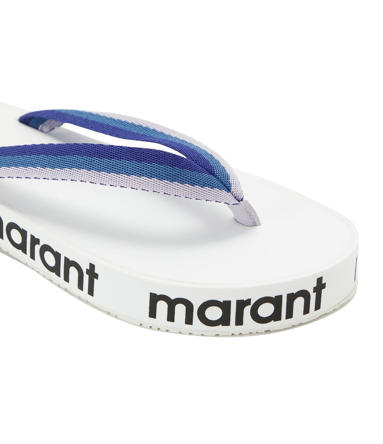 ISABEL MARANT LOGO-PRINTED FLIP-FLOPS