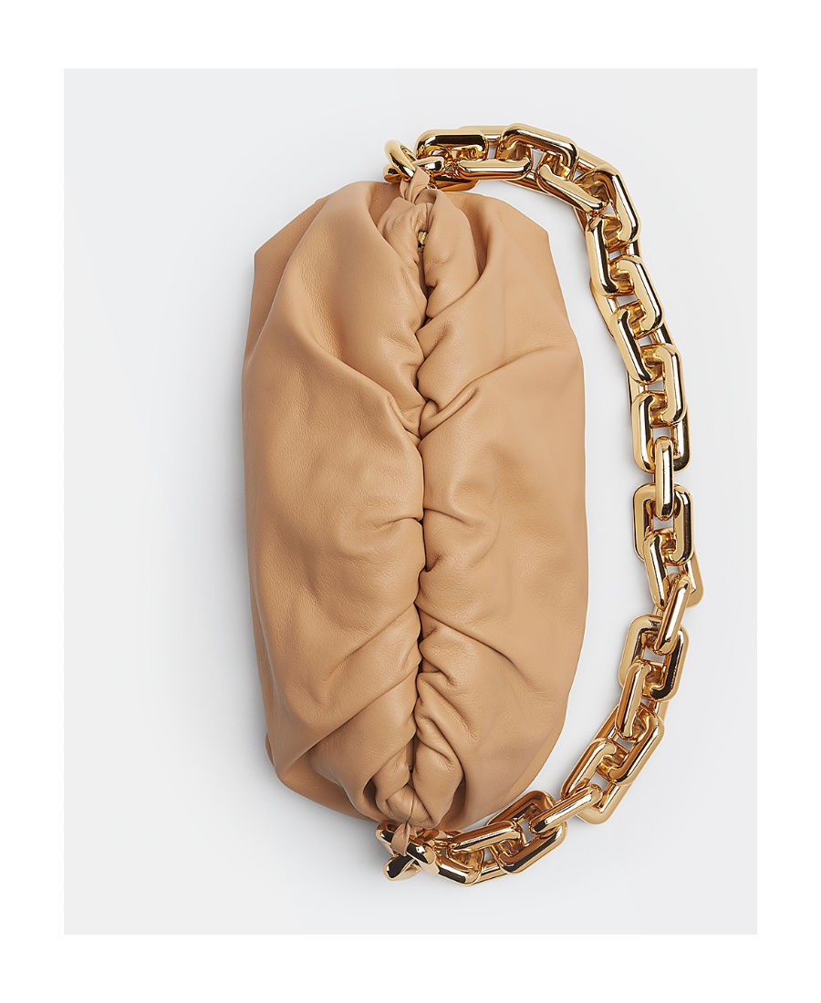 Bottega Veneta The Chain Pouch Shoulder Bag In Yellow