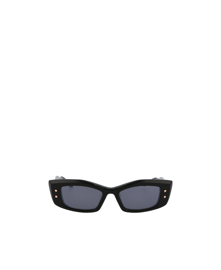 Valentino Cat's Eye Frame Sunglasses In Black