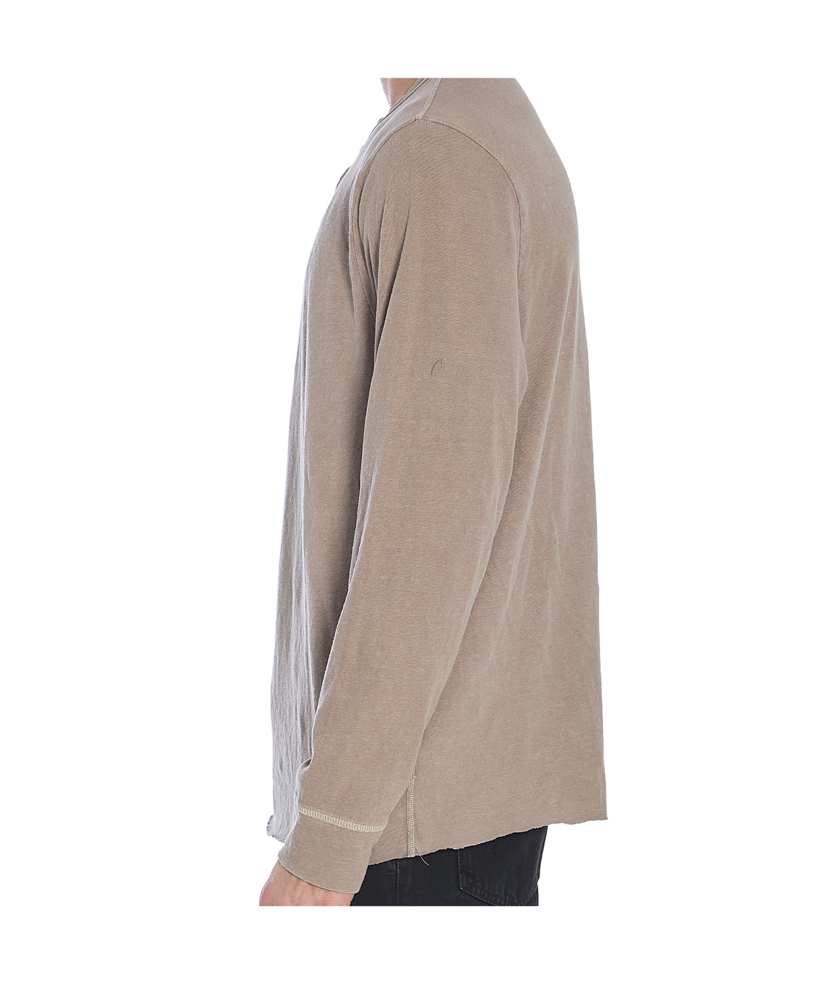 JAMES PERSE COTTON HENLEY T-SHIRT