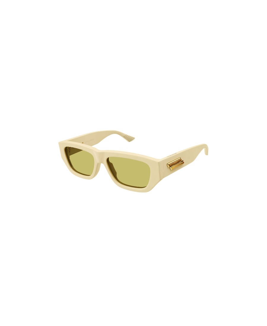 Bottega Veneta Logo Sunglasses In Nude