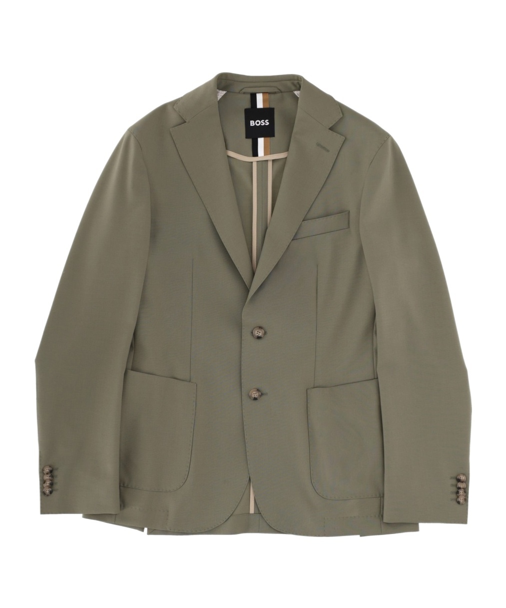 Hugo Boss Long Sleeve Blazer In Brown