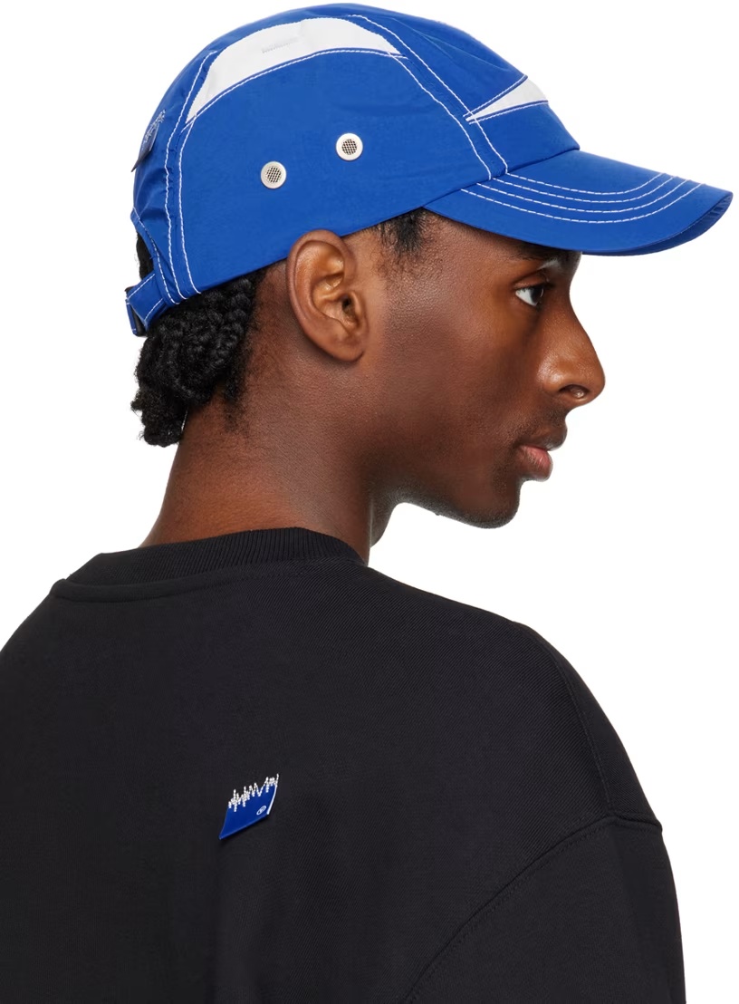 Ader Error Contrast-colored Stitching Baseball Cap In Black