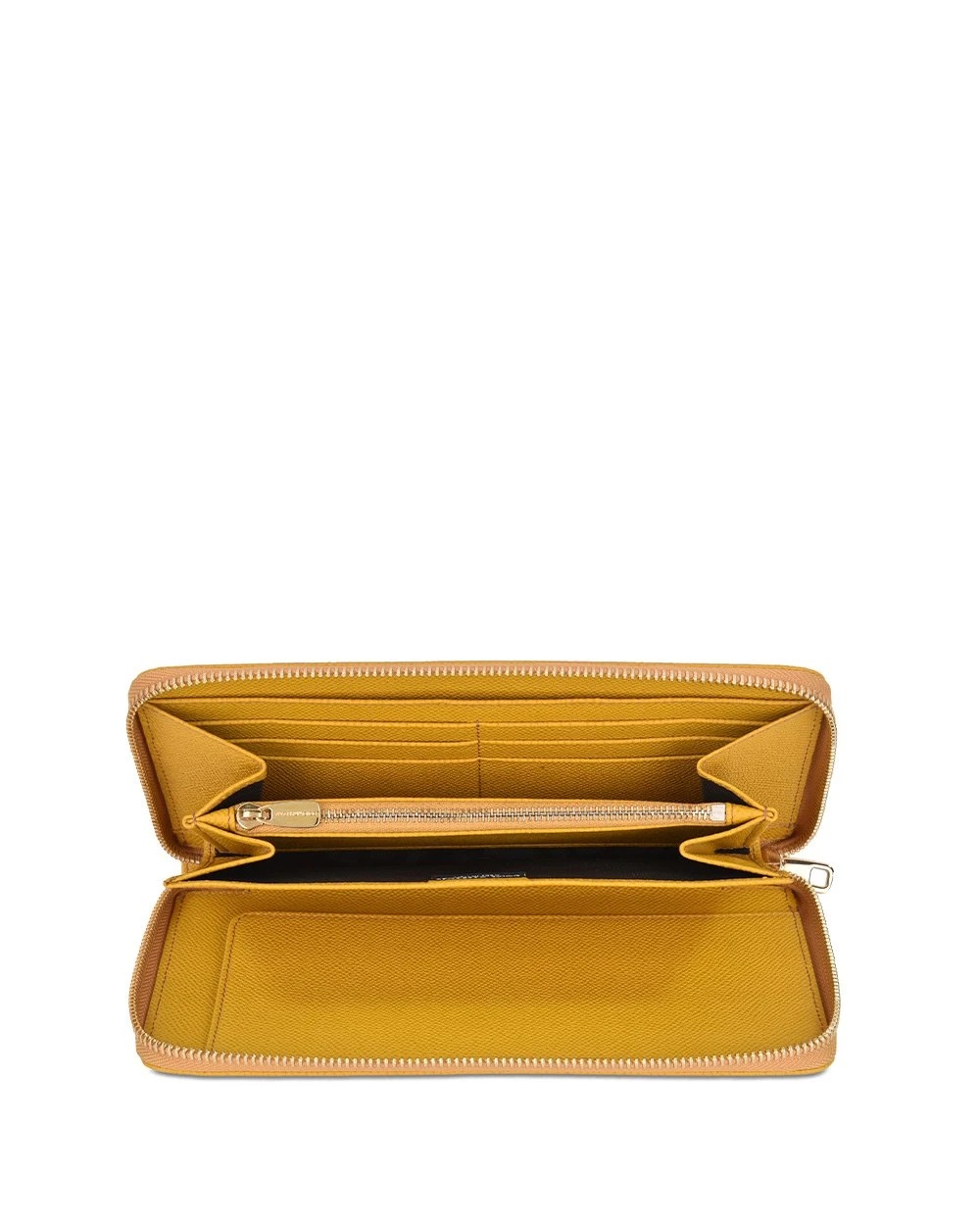 Dolce & Gabbana Logo Details Wallet In Orange