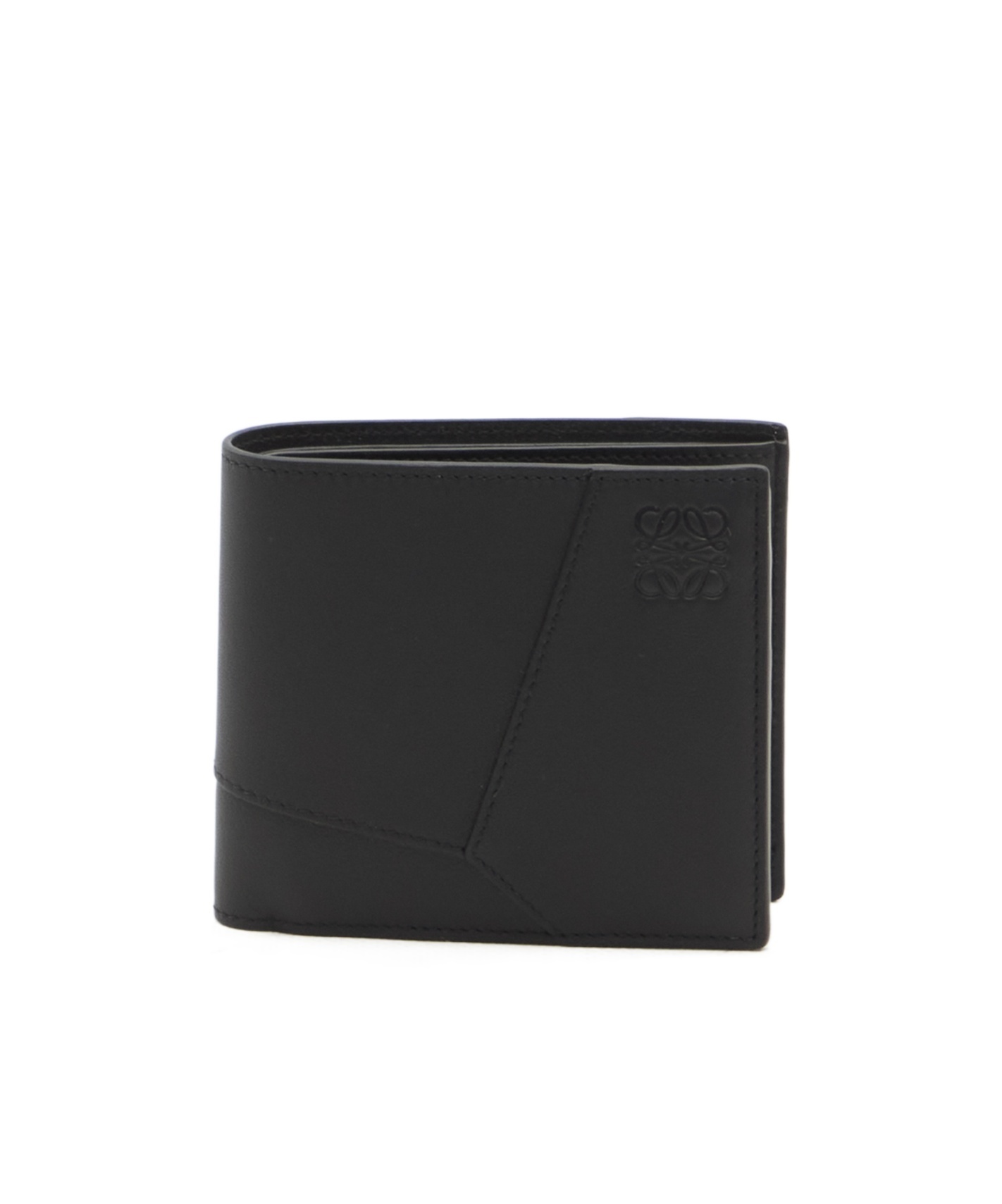 Loewe Puzzle Edge Bifold Coin Wallet In Black