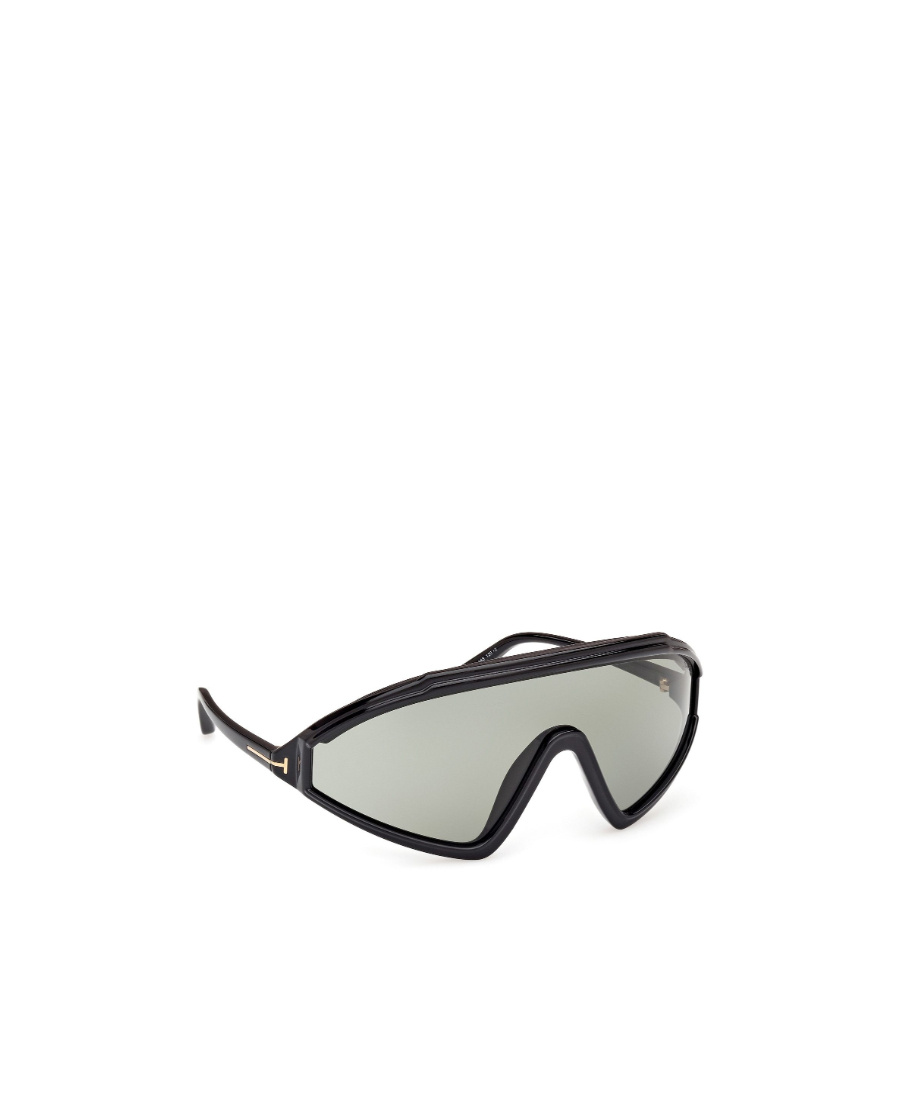 Tom Ford Eyewear Lorna Shield Frame Sunglasses In Gray