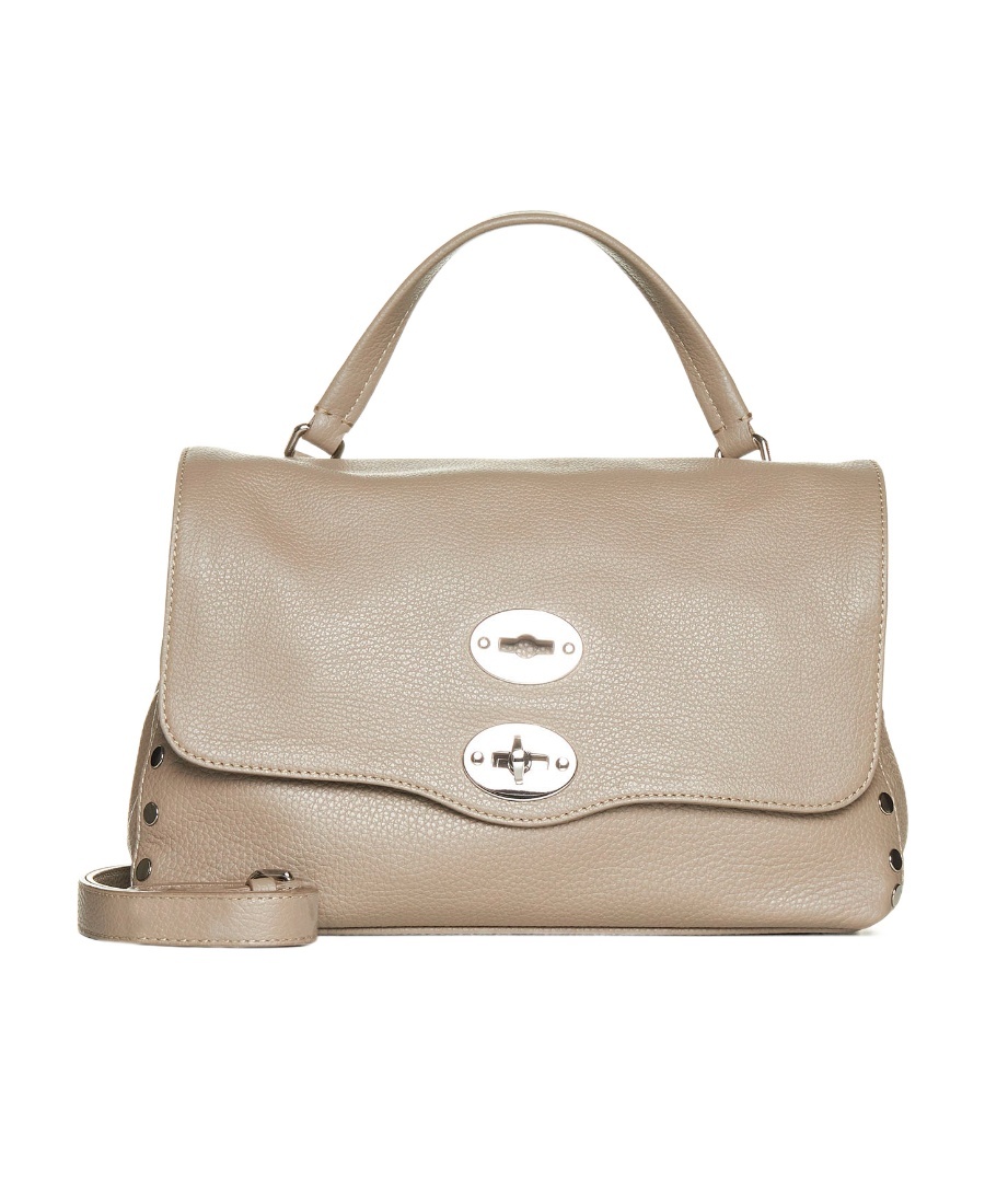 Zanellato Postina Daily Twist-lock Medium Tote Bag In Nude
