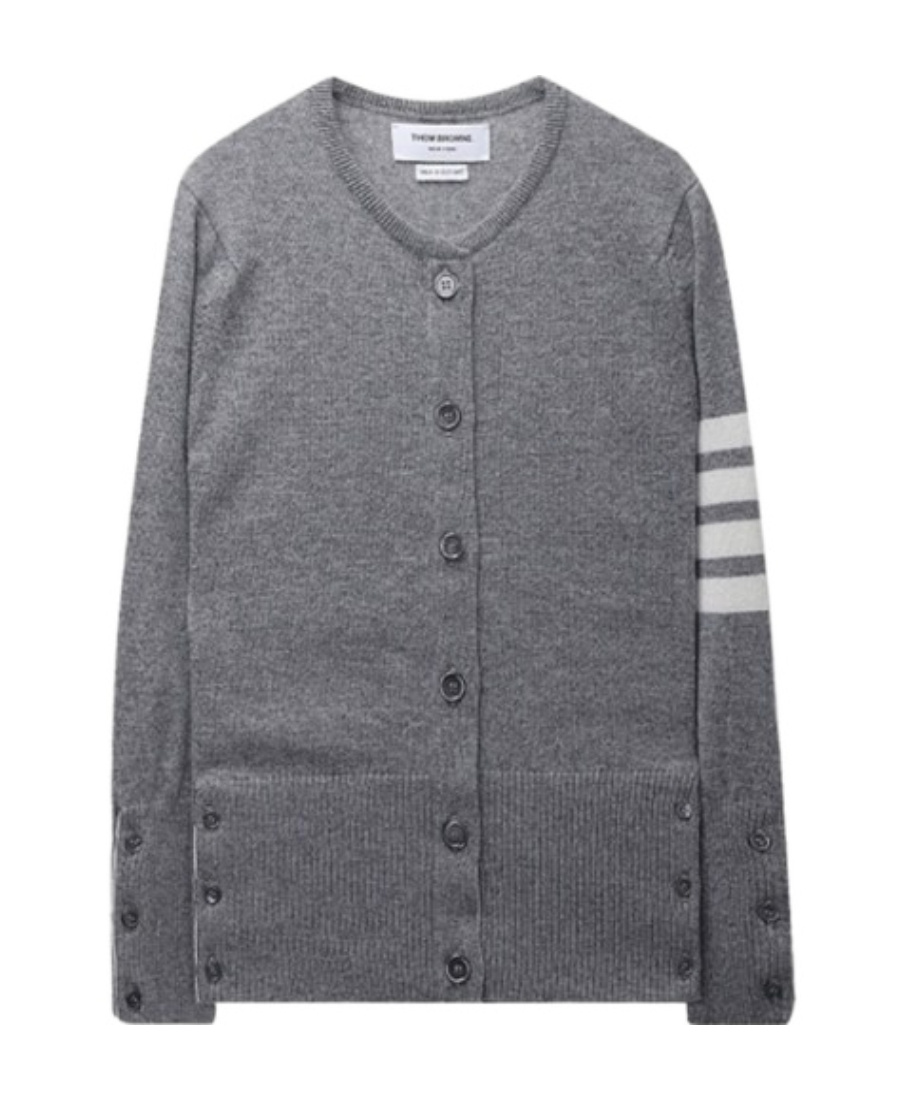 THOM BROWNE 4-BAR STRIPE CARDIGAN