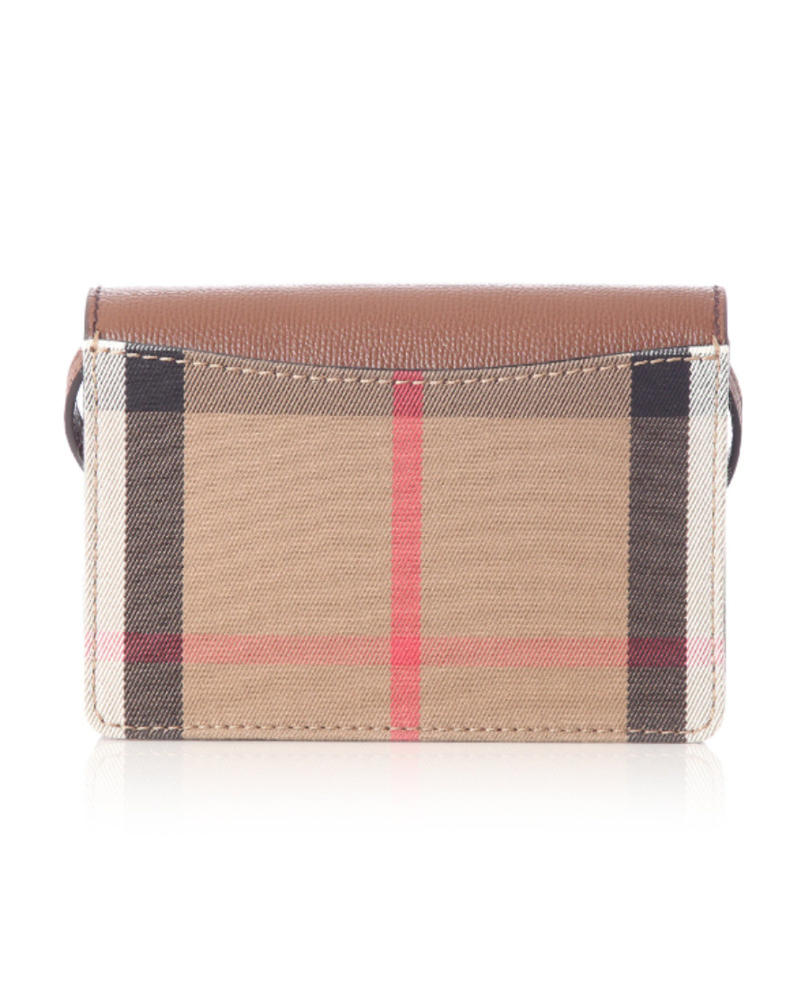 Burberry Hamshire House Checked Shoulder Bag In Brown