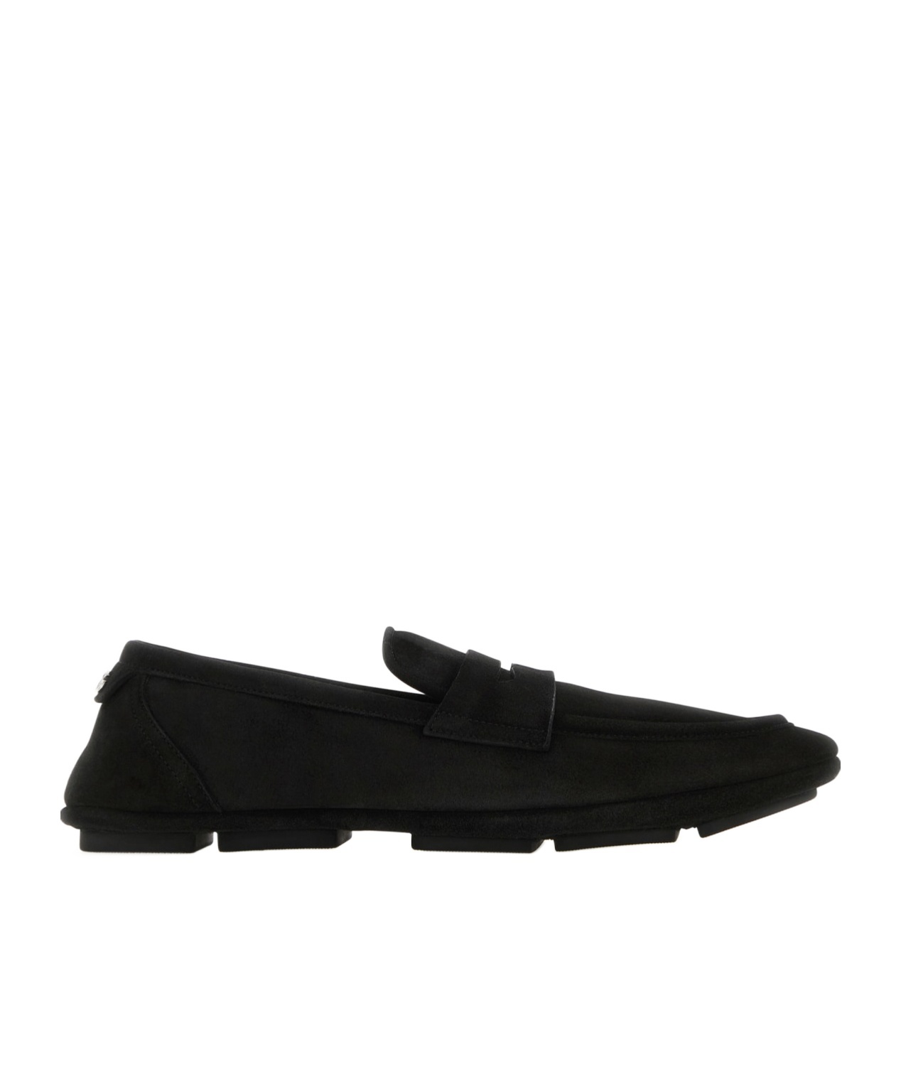 Dolce & Gabbana Dolce&gabbana Black Suede Loafer In Black