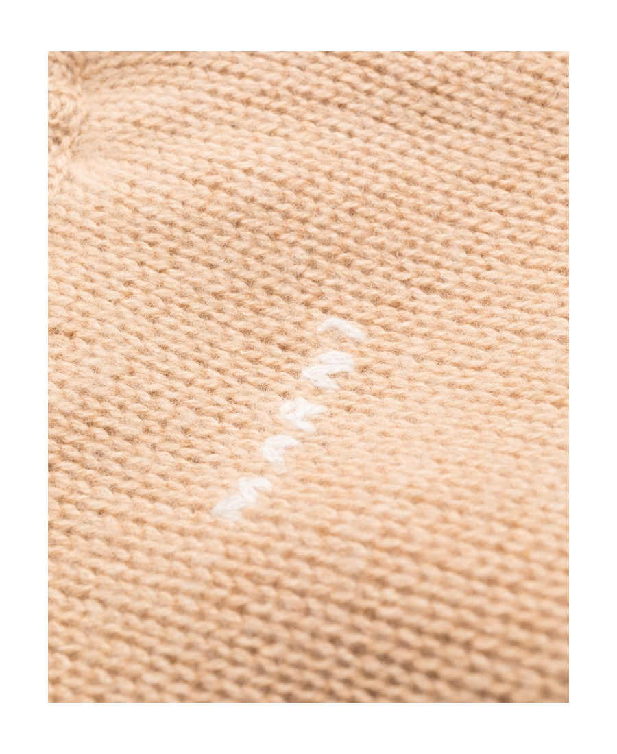 Marni Ribbed-knit Cashmere Trousers In Nude